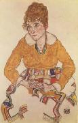 Egon Schiele Portrait of the Artist's Wife (mk12) oil painting picture wholesale